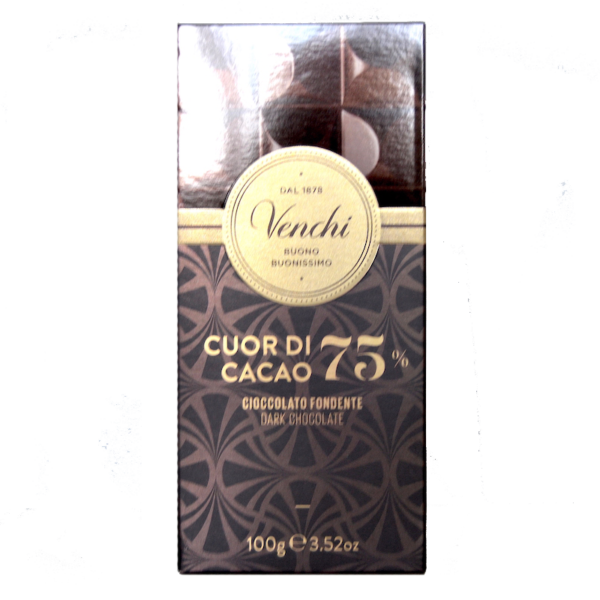 Torrefazione Caffè Chicco D'Oro | Tavoletta Di Cioccolato Fondente 75% Cuor di Cacao - Venchi