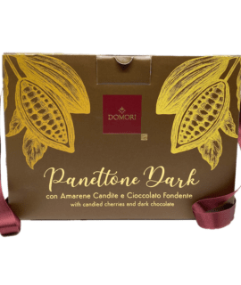 Panettone Dark Con Amarene Candite E Cioccolato Fondente Domori – Torrefazione Caffè Chicco D’Oro
